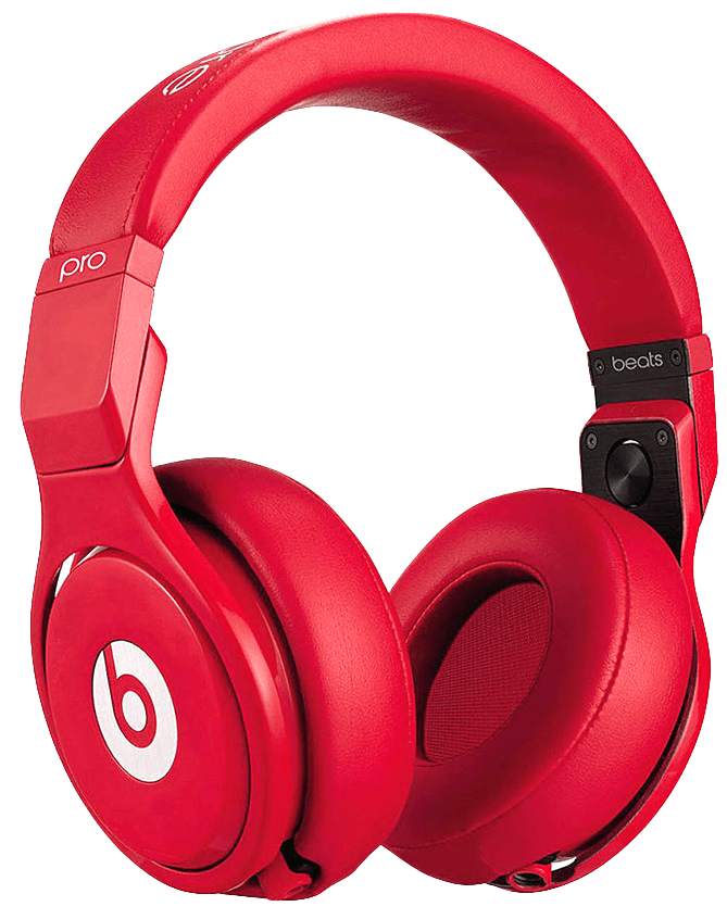red Beats by Dr. Dre wireless headphones